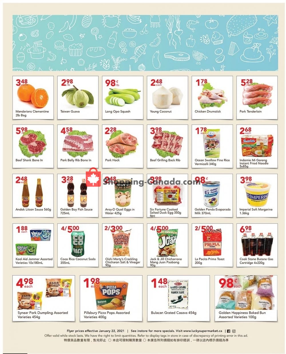 Lucky Supermarket flyer from Friday January 22, 2021 to Thursday January 28, 2021 - page 2