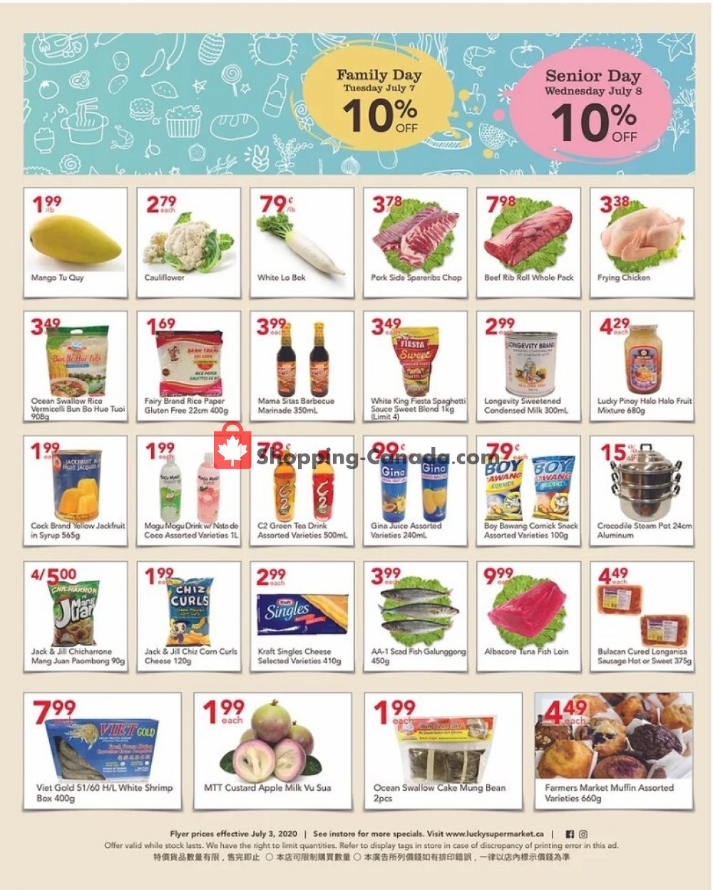 Lucky Supermarket flyer from Friday July 3, 2020 to Thursday July 9, 2020 - page 2
