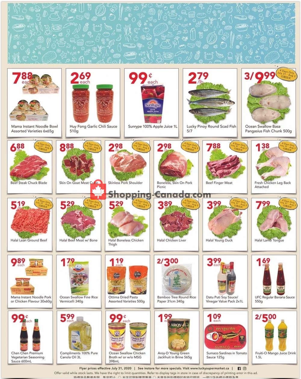 Lucky Supermarket flyer from Friday July 31, 2020 to Thursday August 6, 2020 - page 2