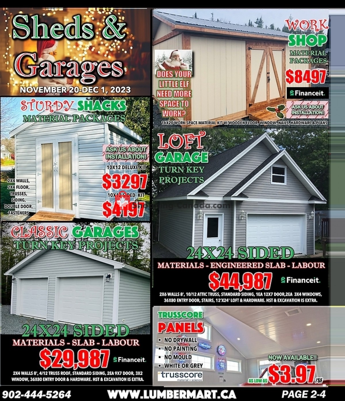 Lumber Mart flyer from Monday November 20, 2023 to Friday December 1, 2023 - page 2