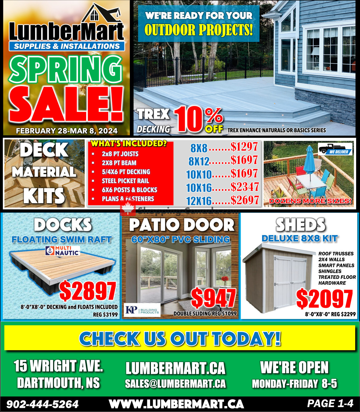 Lumber Mart flyer from Wednesday February 28, 2024 to Friday March 8, 2024 - page 4