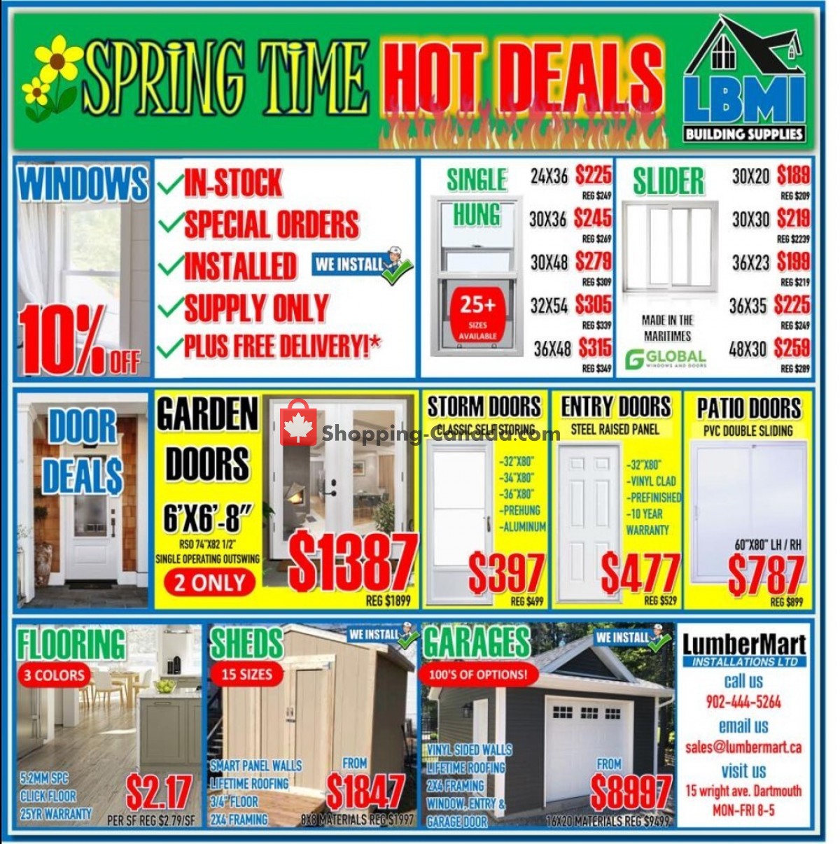 Lumber Mart flyer from Monday February 14, 2022 to Friday February 25, 2022 - page 1