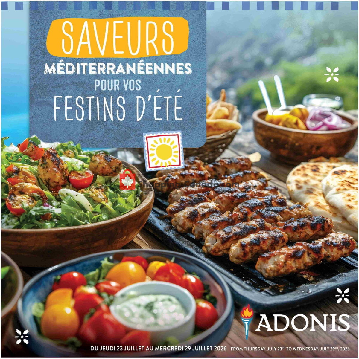 Marché Adonis flyer from Thursday July 23, 2026 to Wednesday July 29, 2026 - page 1