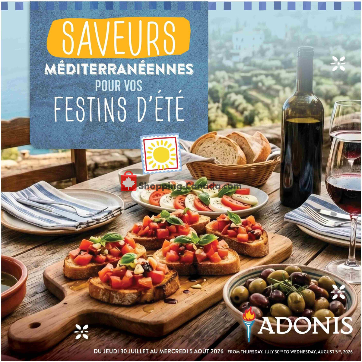 Marché Adonis flyer from Thursday July 30, 2026 to Wednesday August 5, 2026 - page 1