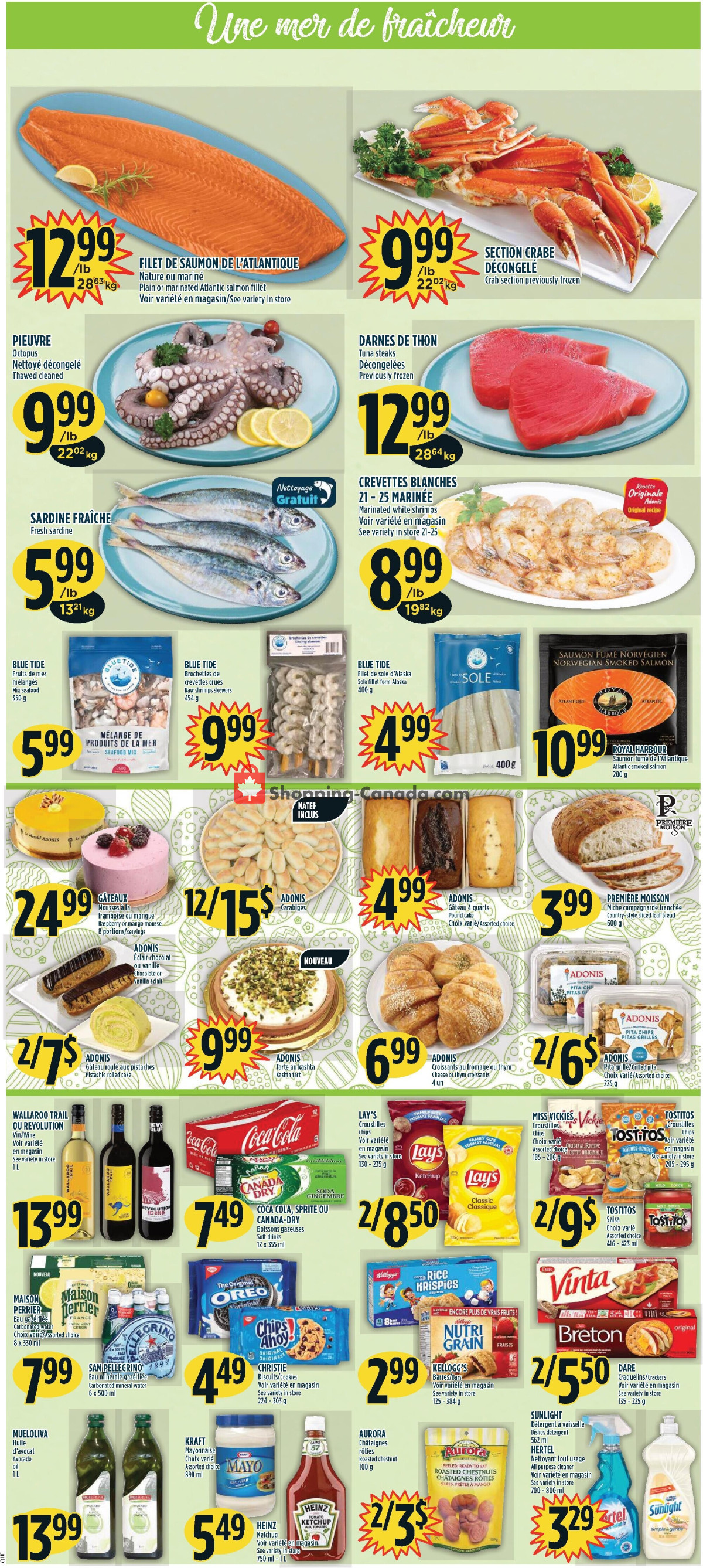 Marché Adonis flyer from Thursday March 28, 2024 to Tuesday April 2, 2024 - page 4