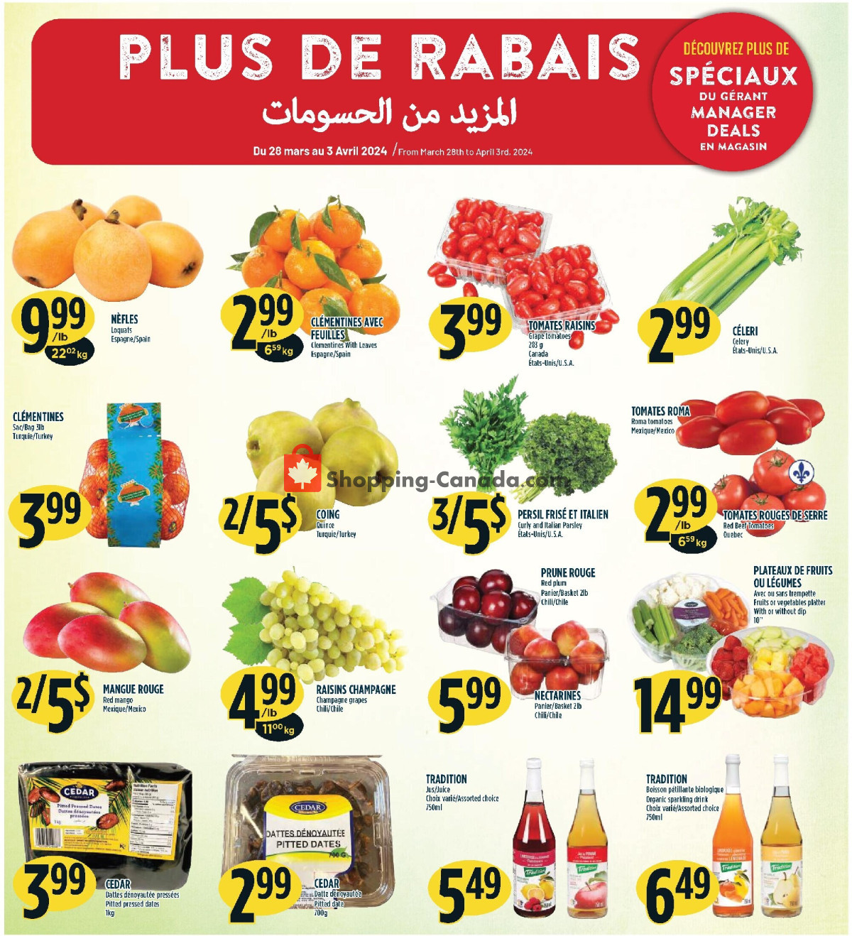 Marché Adonis flyer from Thursday March 28, 2024 to Tuesday April 2, 2024 - page 5