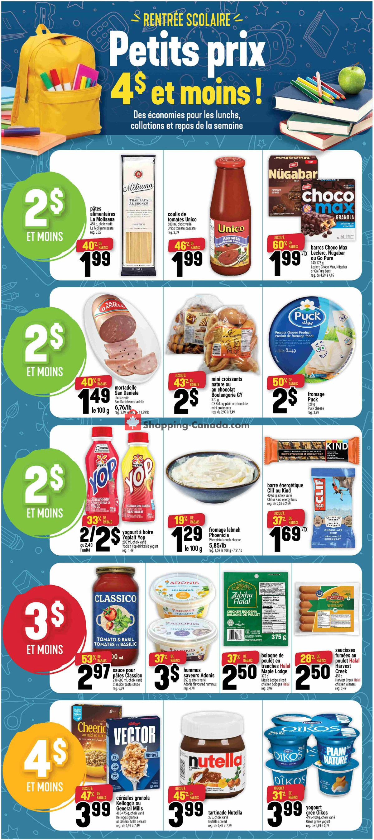 Marché Adonis flyer from Thursday August 27, 2026 to Wednesday September 2, 2026 - page 3