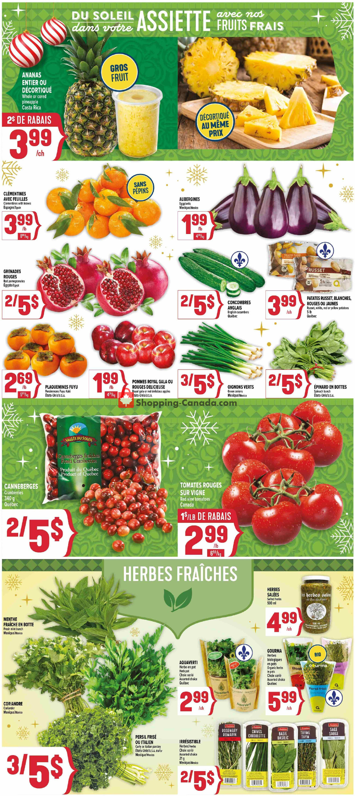 Marché Adonis flyer from Thursday December 12, 2024 to Wednesday December 18, 2024 - page 4