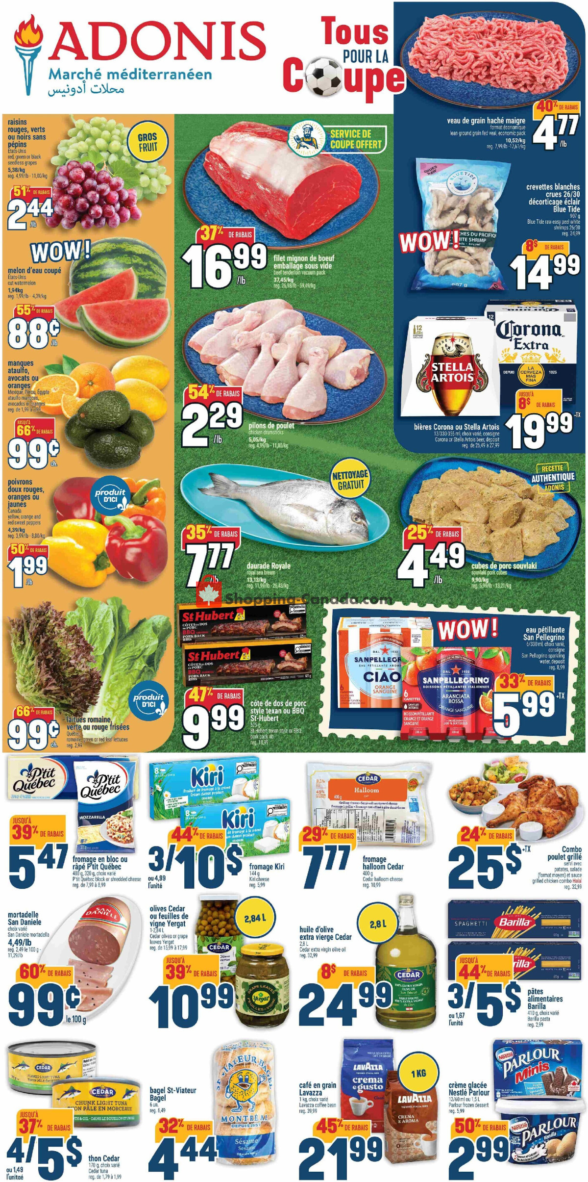 Marché Adonis flyer from Thursday July 16, 2026 to Wednesday July 22, 2026 - page 1