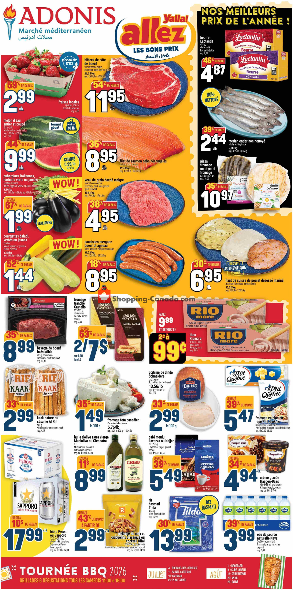Marché Adonis flyer from Thursday July 30, 2026 to Wednesday August 5, 2026 - page 1