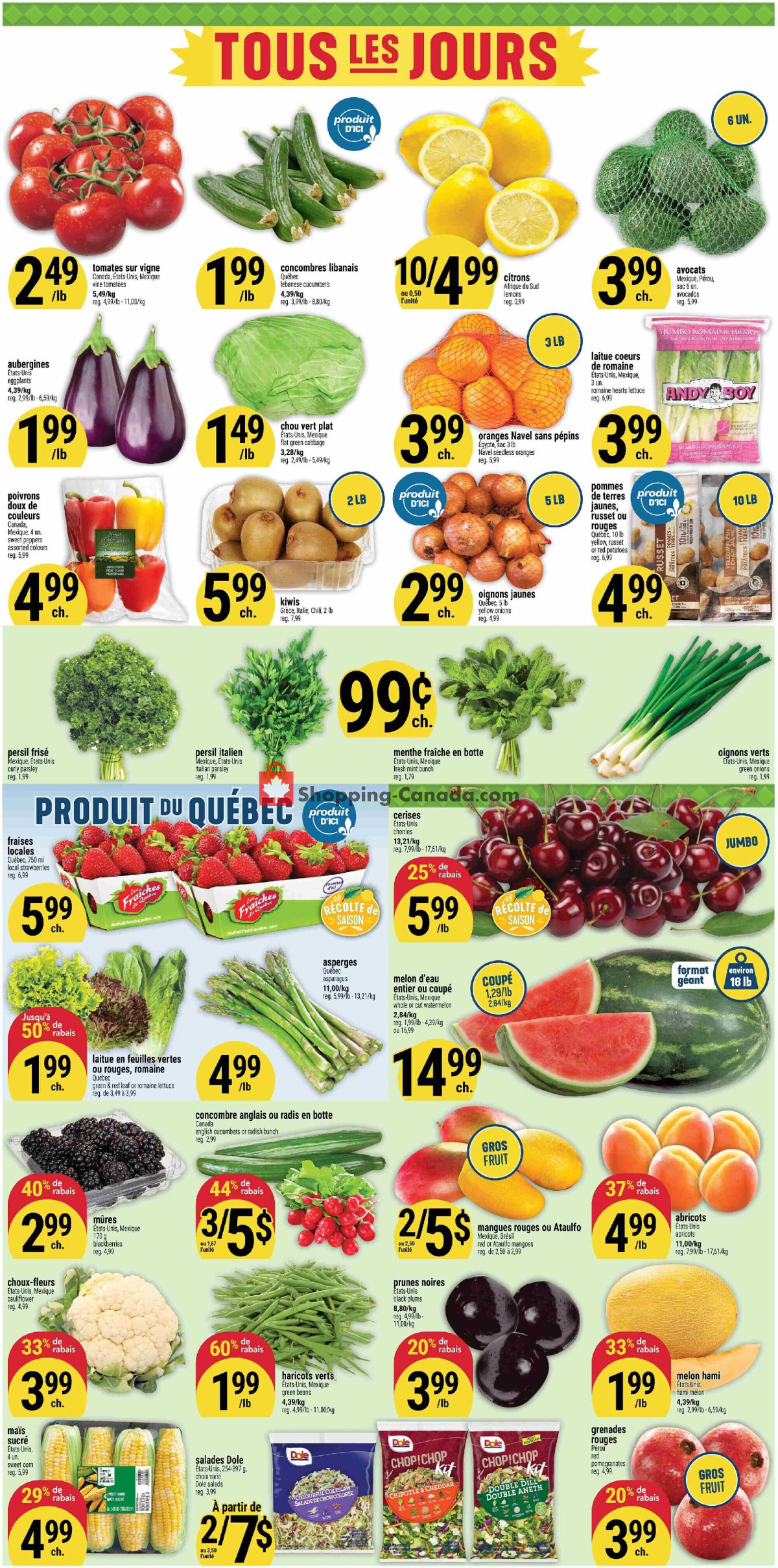Marché Adonis flyer from Thursday June 11, 2026 to Wednesday June 17, 2026 - page 3