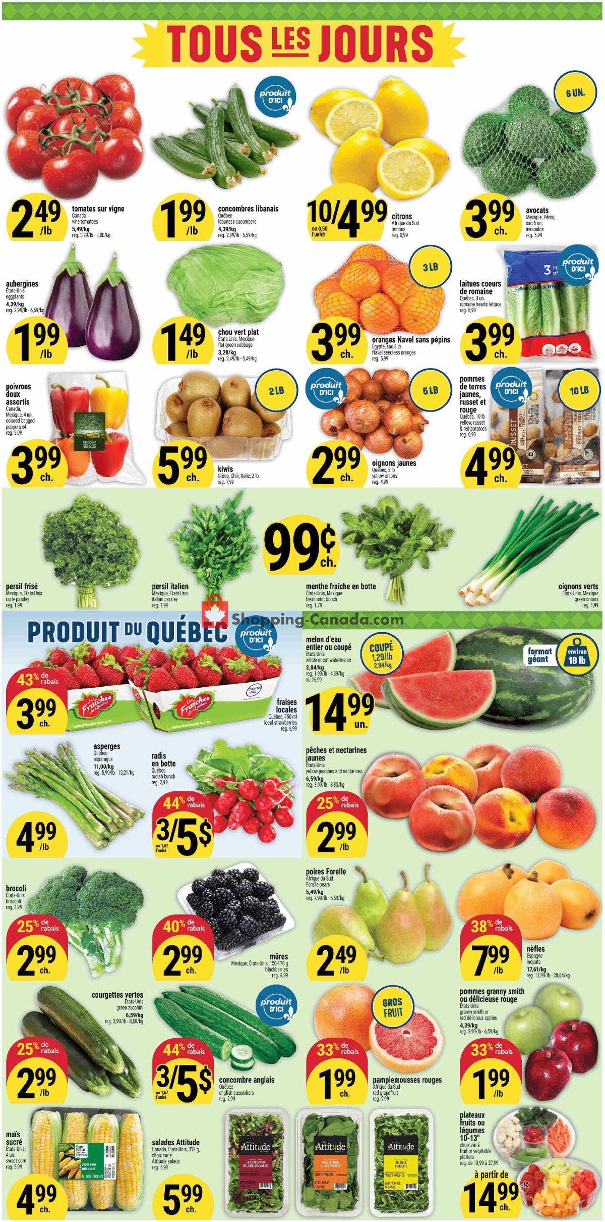 Marché Adonis flyer from Thursday June 18, 2026 to Wednesday June 24, 2026 - page 3