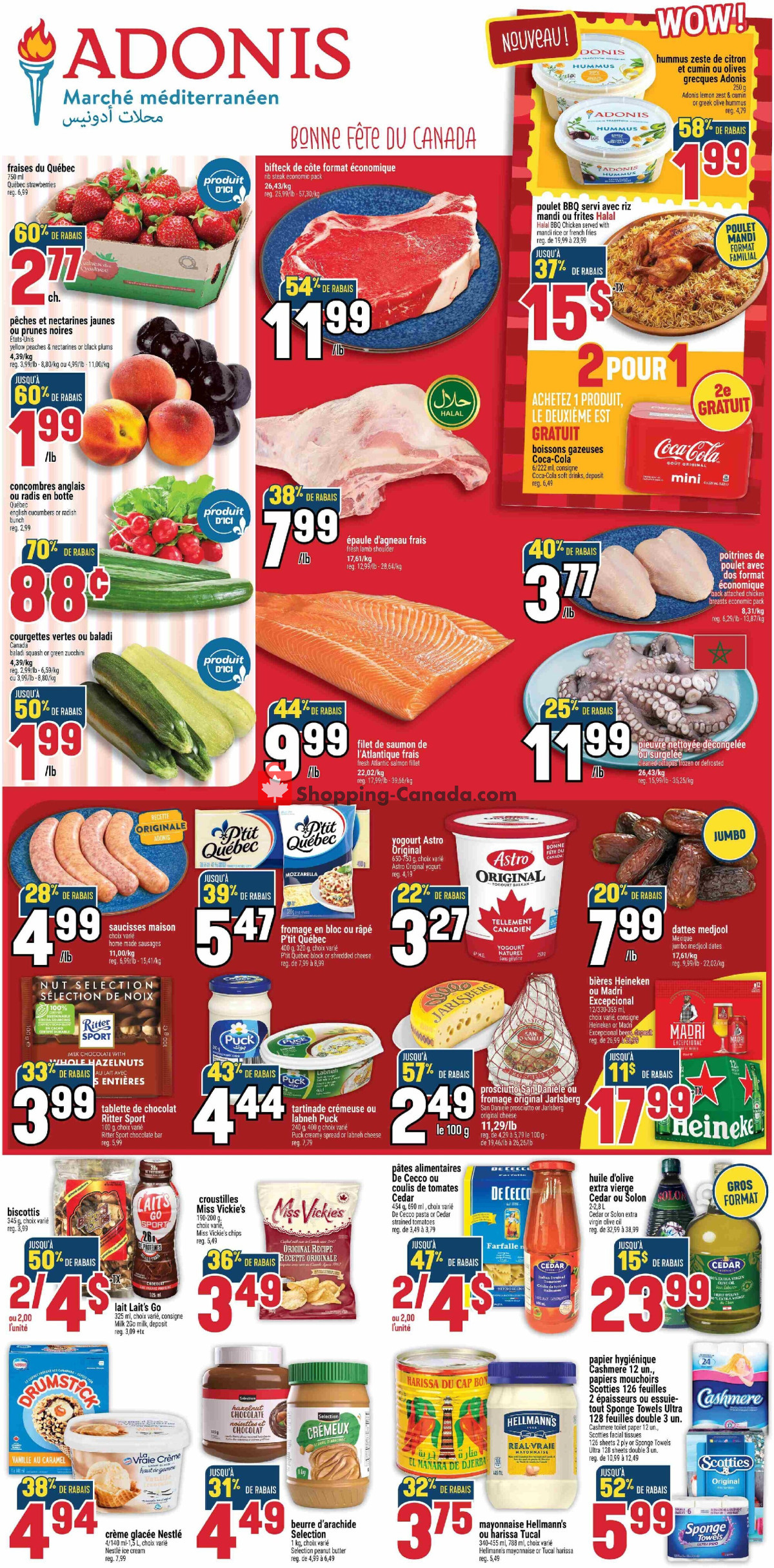 Marché Adonis flyer from Thursday June 25, 2026 to Wednesday July 1, 2026 - page 1