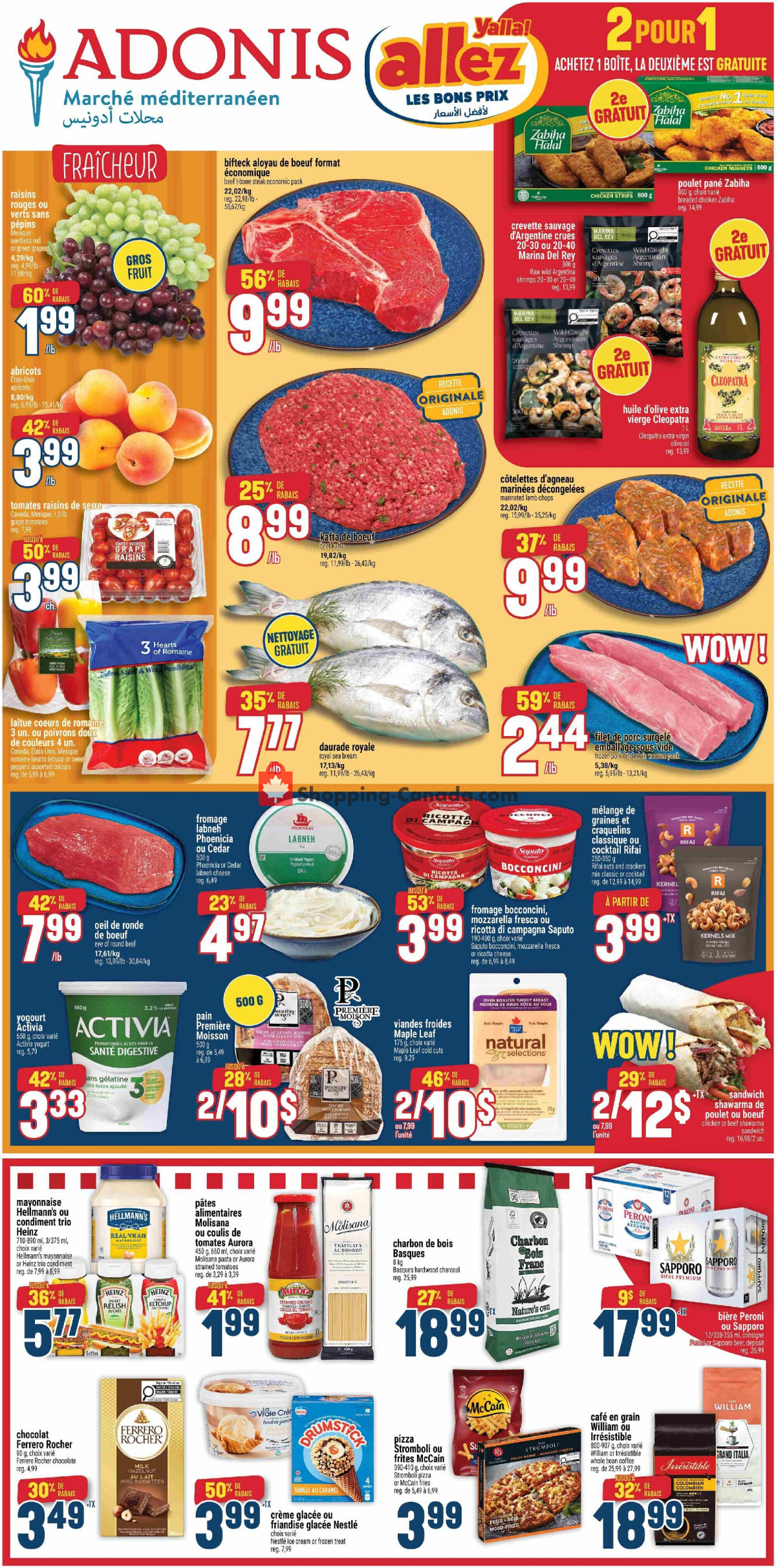 Marché Adonis flyer from Thursday June 4, 2026 to Wednesday June 10, 2026 - page 1