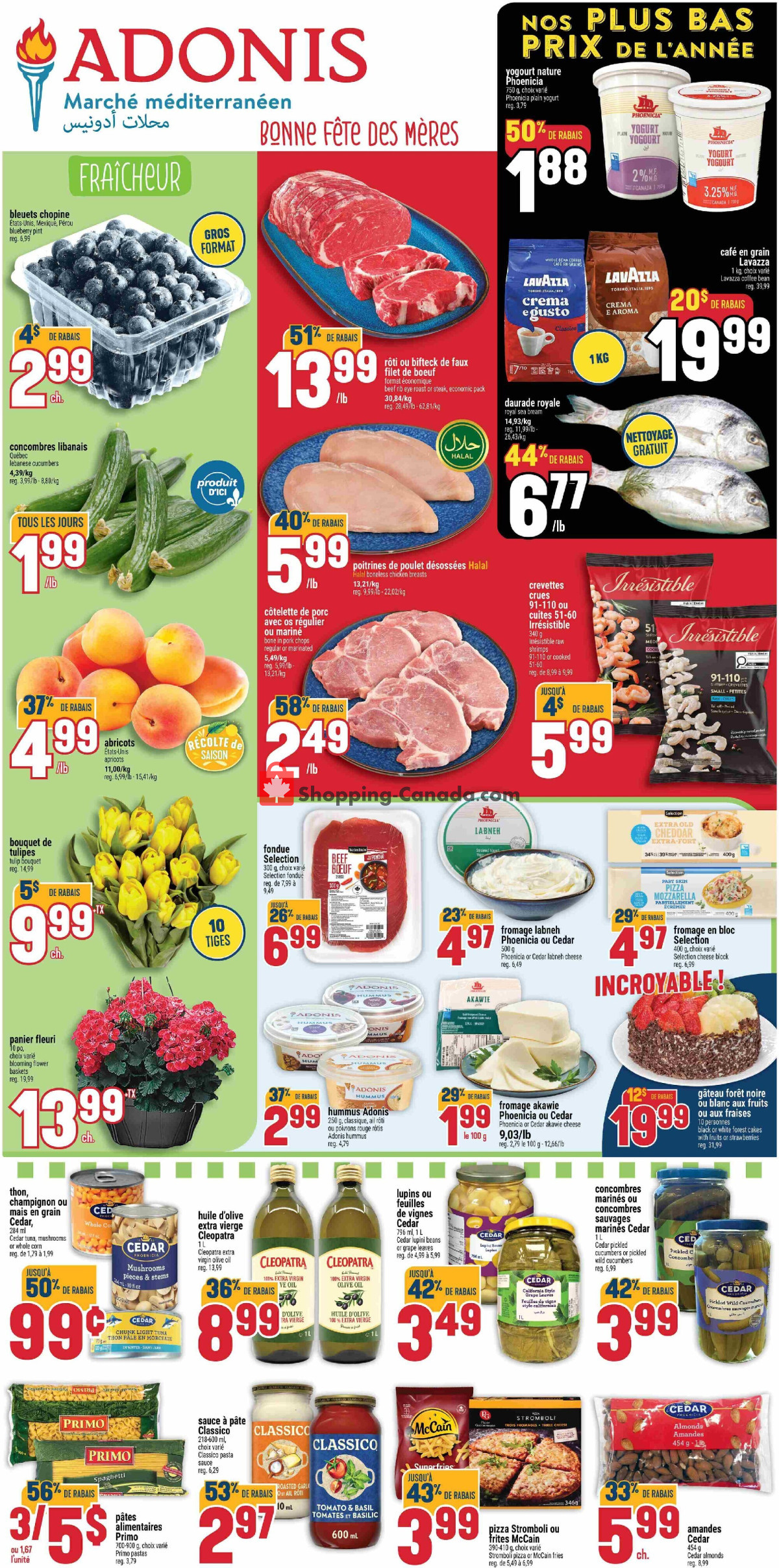 Marché Adonis flyer from Thursday May 7, 2026 to Wednesday May 13, 2026 - page 1