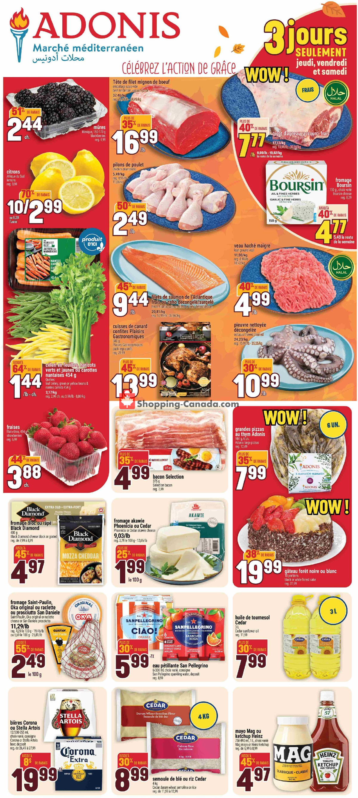 Marché Adonis flyer from Thursday October 8, 2026 to Wednesday October 14, 2026 - page 1