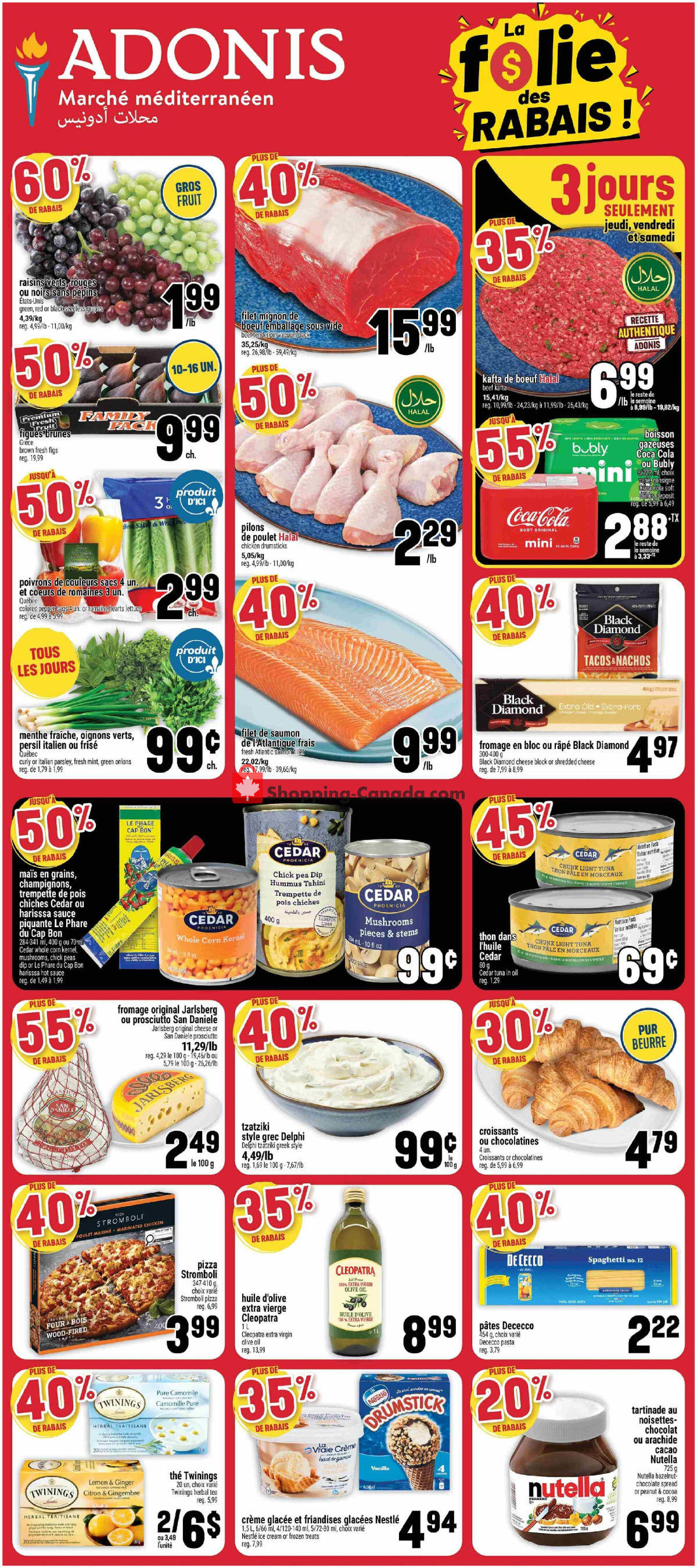 Marché Adonis flyer from Thursday September 17, 2026 to Wednesday September 23, 2026 - page 1