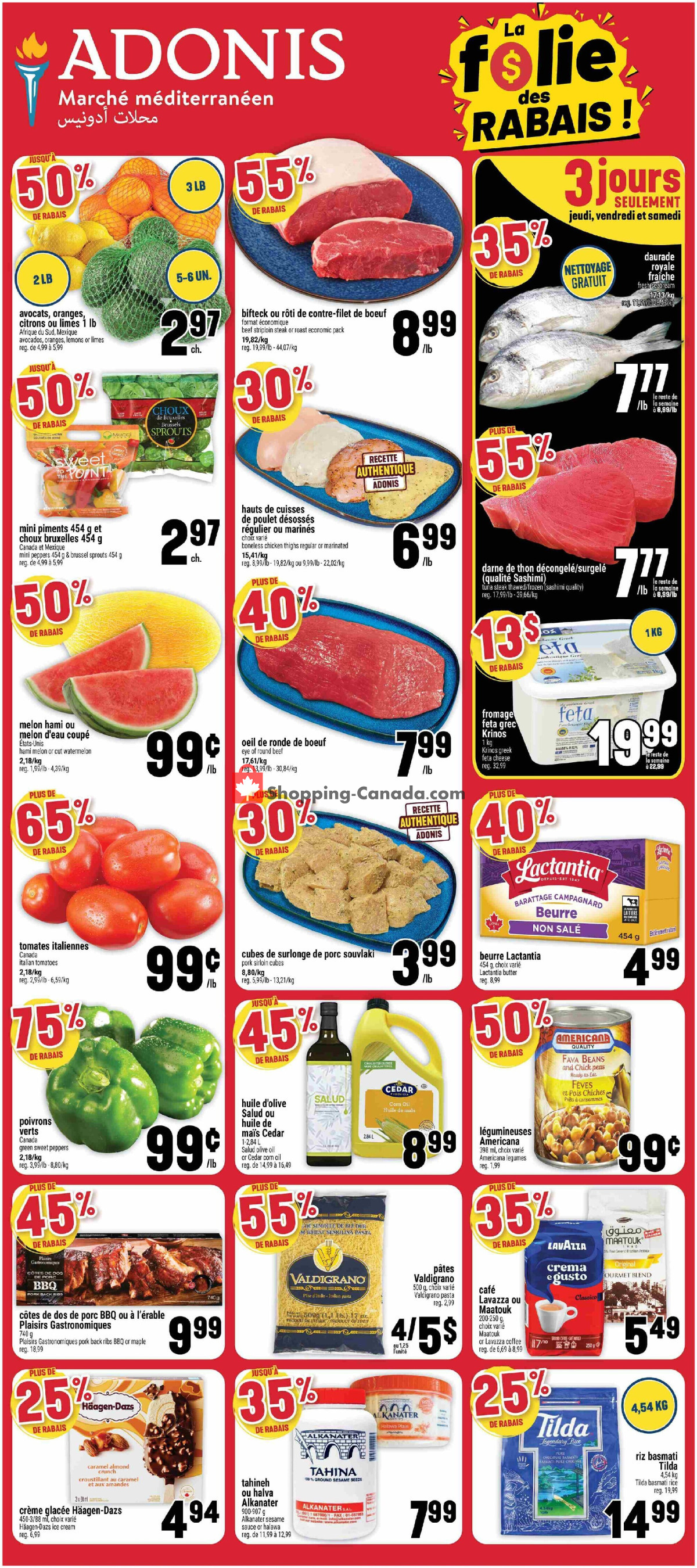Marché Adonis flyer from Thursday September 24, 2026 to Wednesday September 30, 2026 - page 1