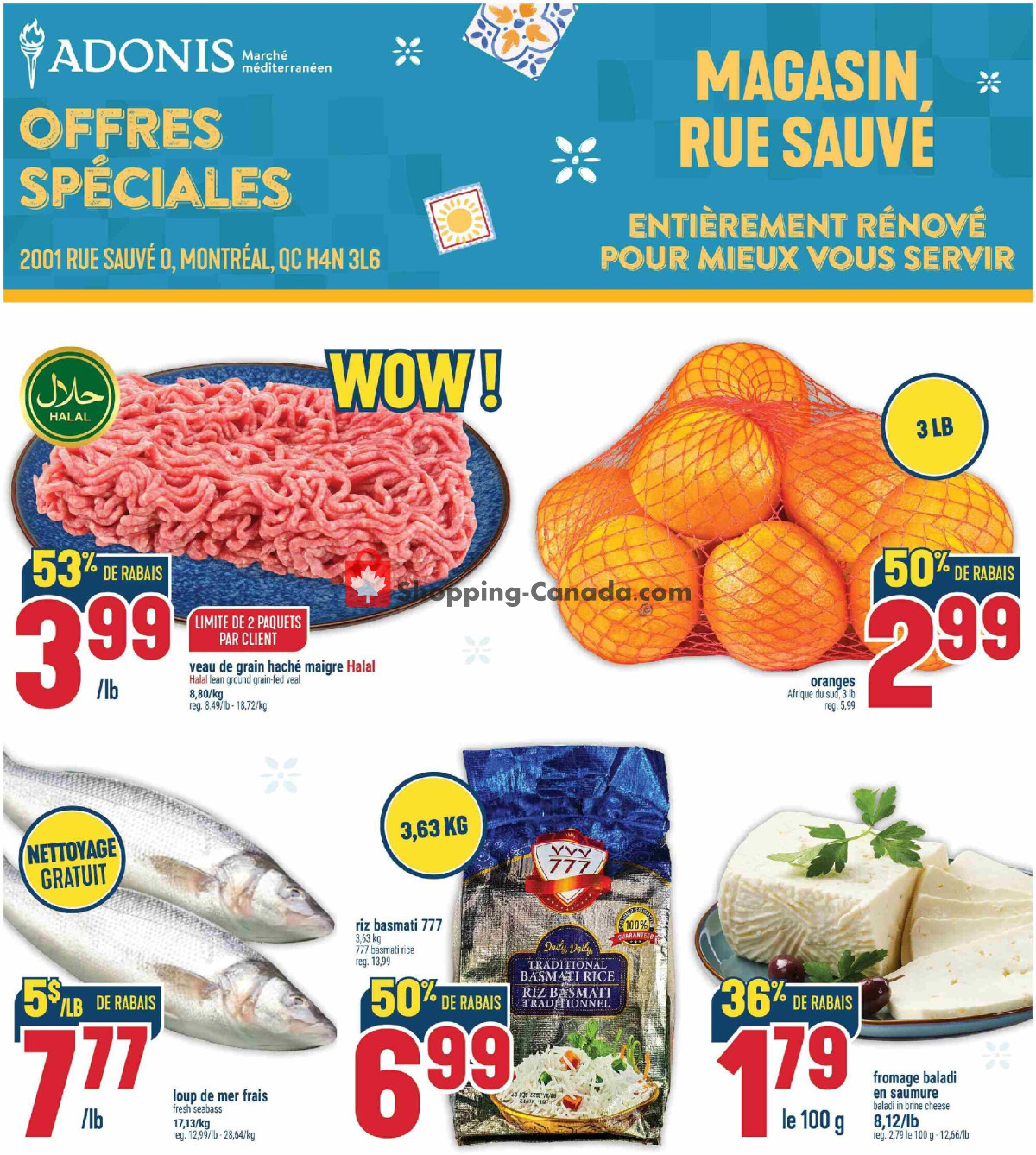 Marché Adonis flyer from Thursday September 3, 2026 to Wednesday September 9, 2026 - page 1