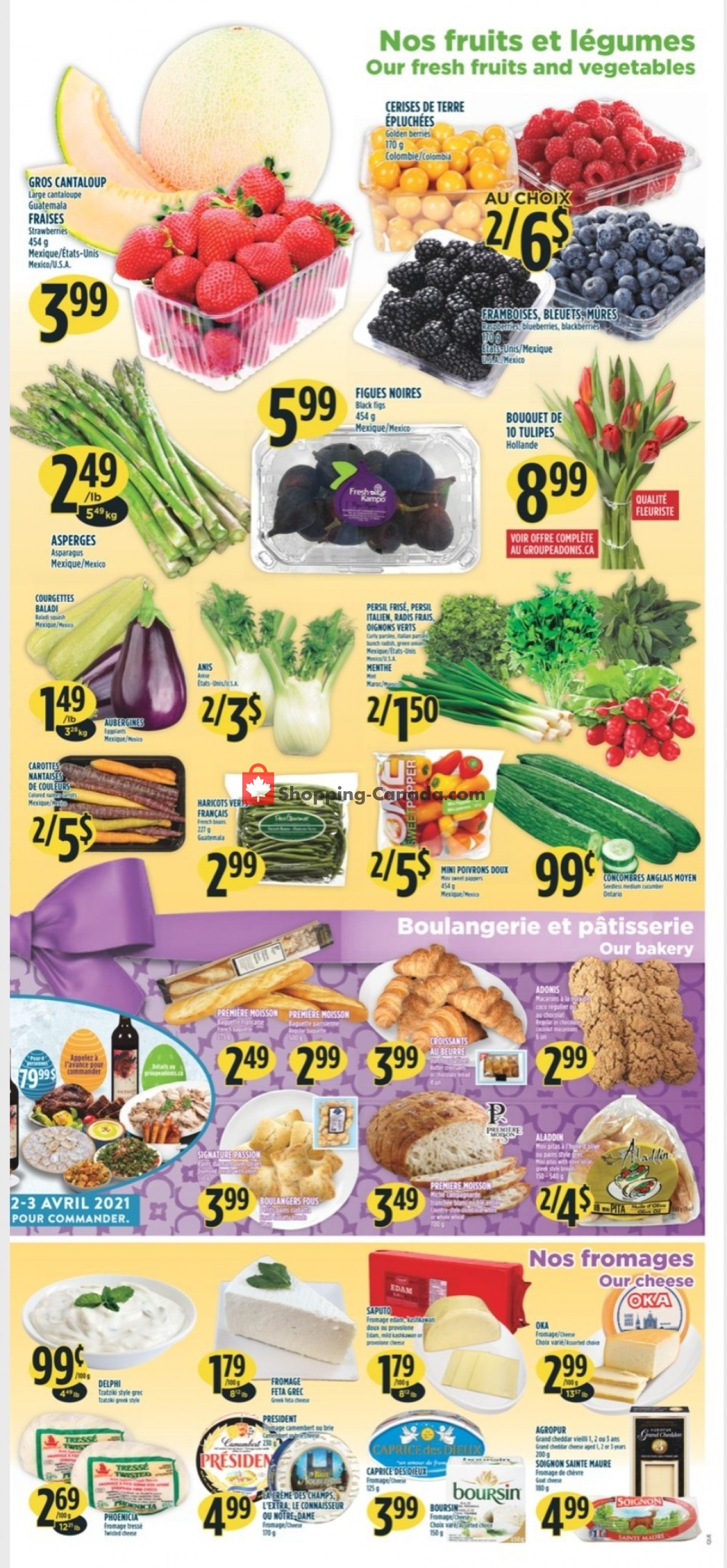 Marché Adonis flyer from Thursday April 1, 2021 to Wednesday April 7, 2021 - page 5