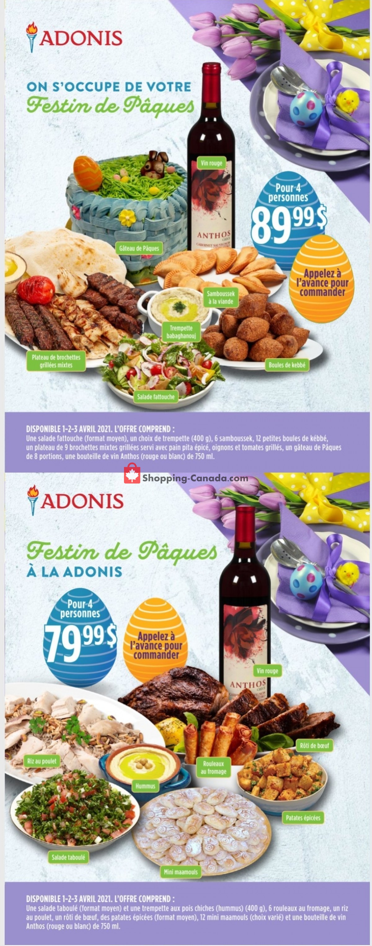 Marché Adonis flyer from Thursday April 1, 2021 to Wednesday April 7, 2021 - page 9