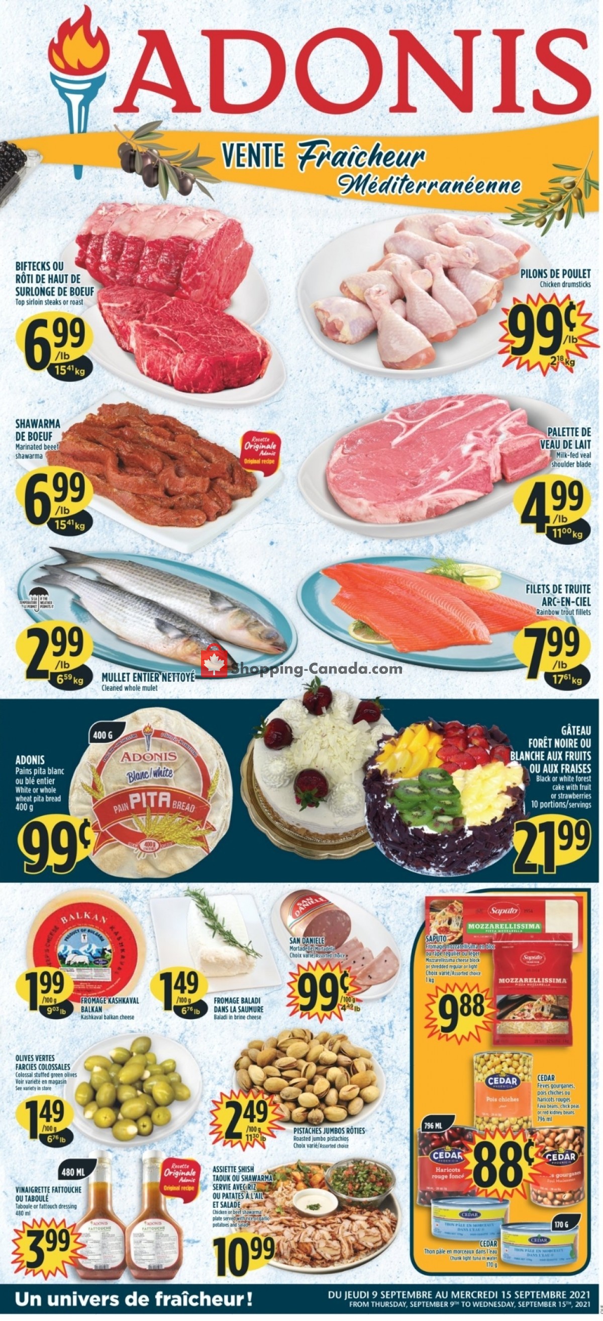 Marché Adonis flyer from Thursday September 9, 2021 to Wednesday September 15, 2021 - page 2