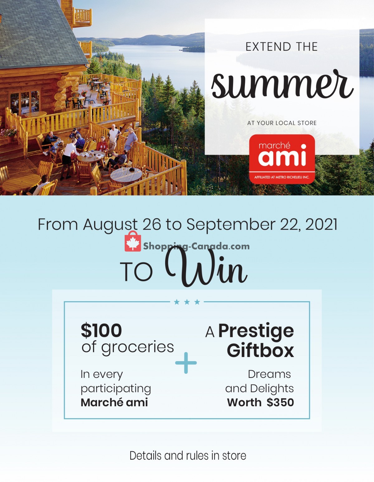 Marche Ami flyer from Thursday August 26, 2021 to Wednesday September 22, 2021 - page 1