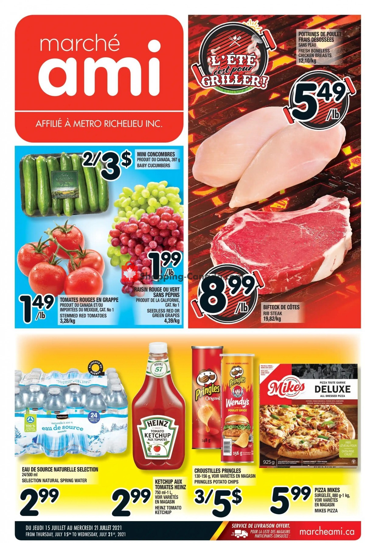 Marche Ami flyer from Thursday July 15, 2021 to Wednesday July 21, 2021 - page 1