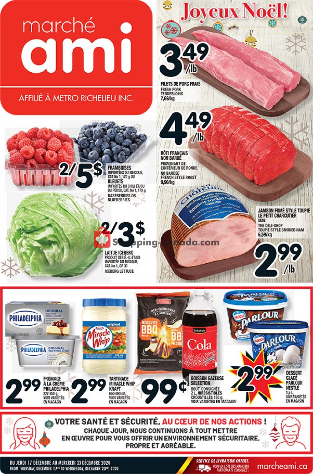 Marche Ami flyer from Thursday December 17, 2020 to Wednesday December 23, 2020 - page 1