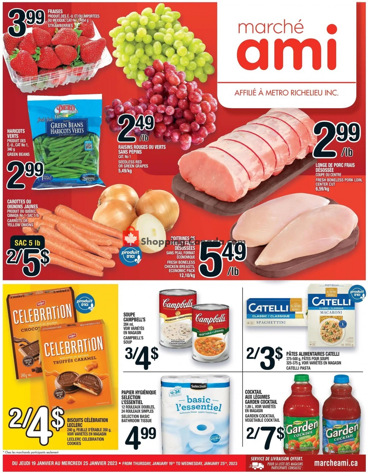 Marche Ami flyer from Thursday January 19, 2023 to Wednesday January 25, 2023 - page 1