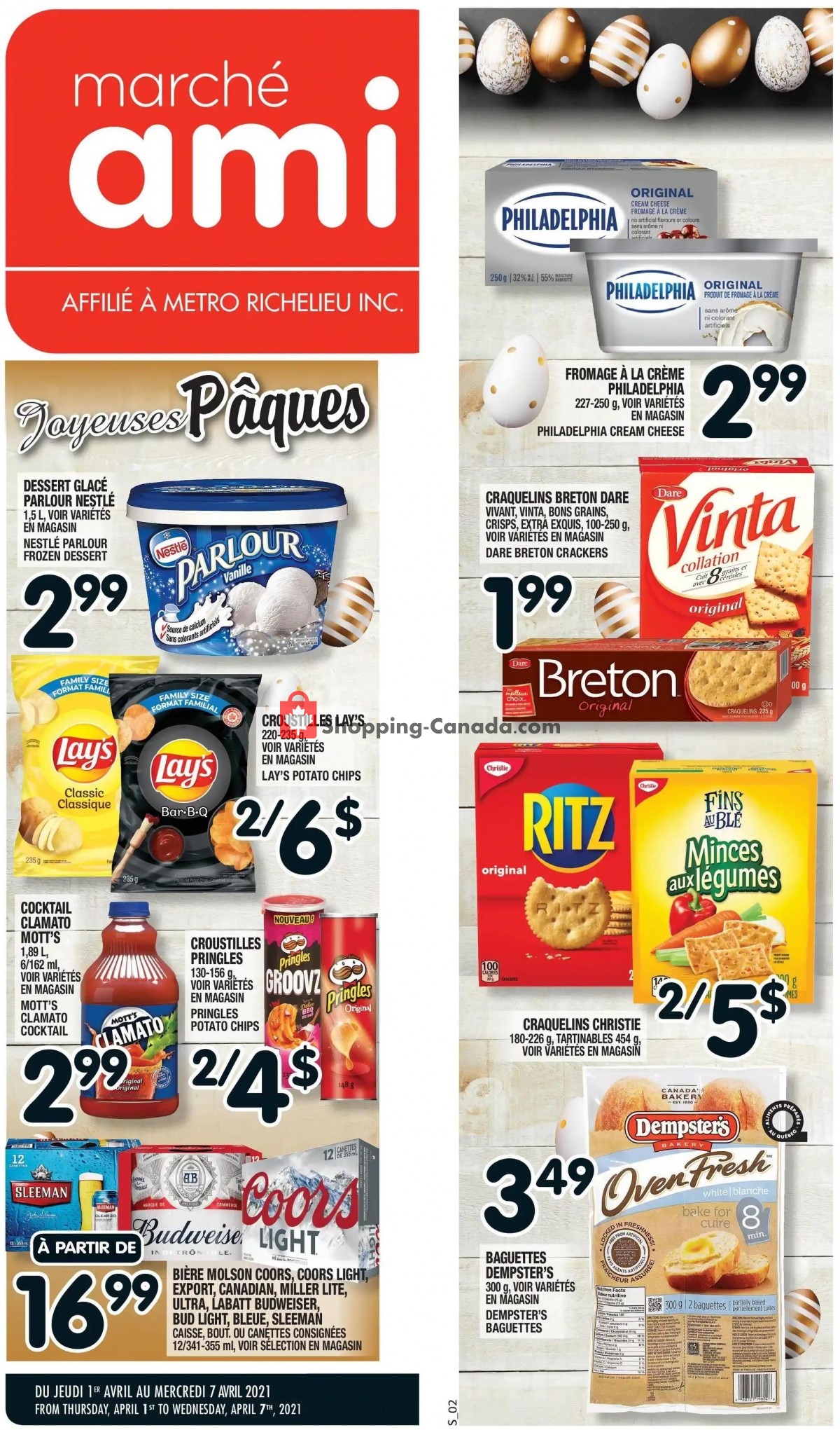Marche Ami flyer from Thursday April 1, 2021 to Wednesday April 7, 2021 - page 1
