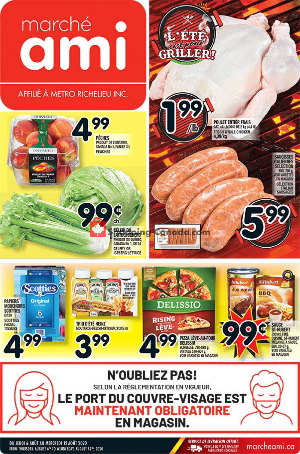 Marche Ami flyer from Thursday August 6, 2020 to Wednesday August 12, 2020 - page 1