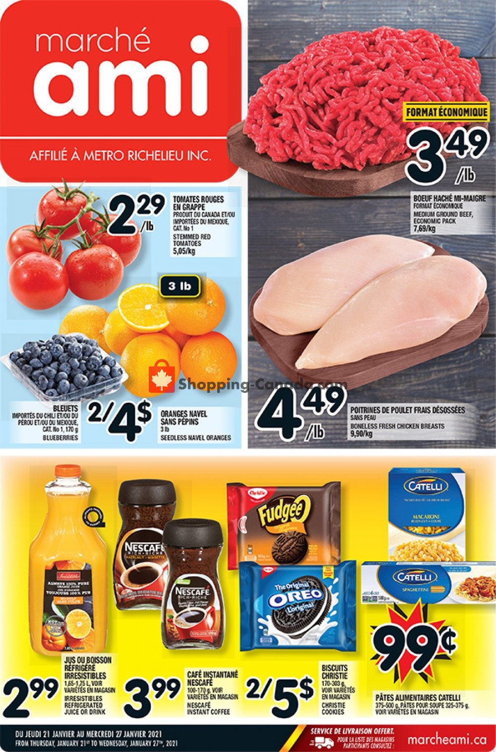 Marche Ami flyer from Thursday January 21, 2021 to Wednesday January 27, 2021 - page 1