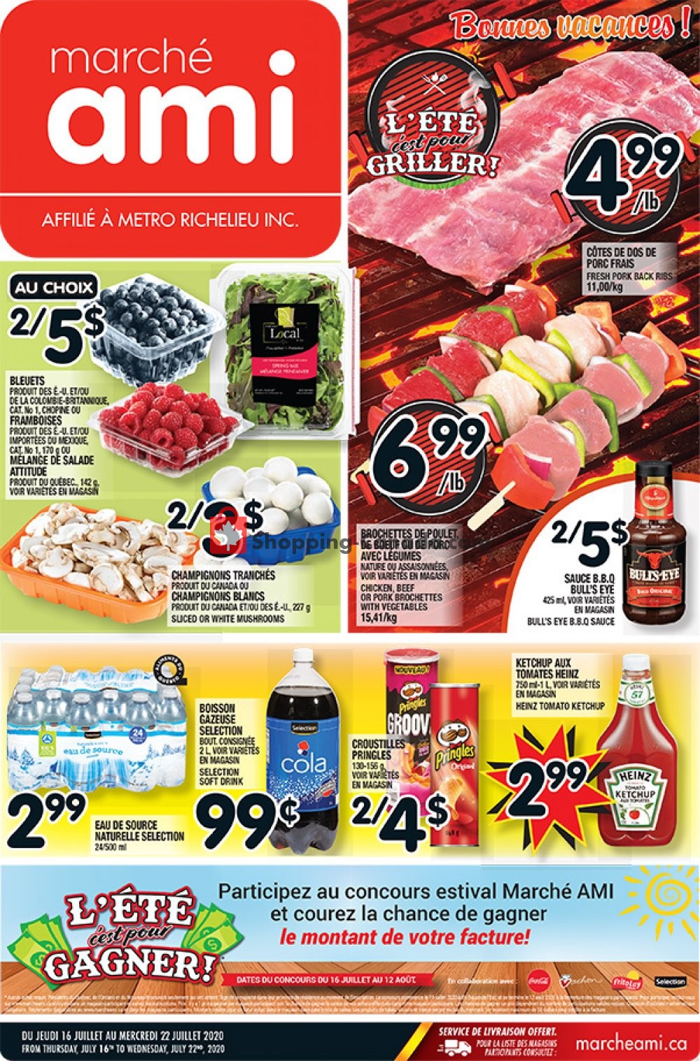 Marche Ami flyer from Thursday July 16, 2020 to Wednesday July 22, 2020 - page 1