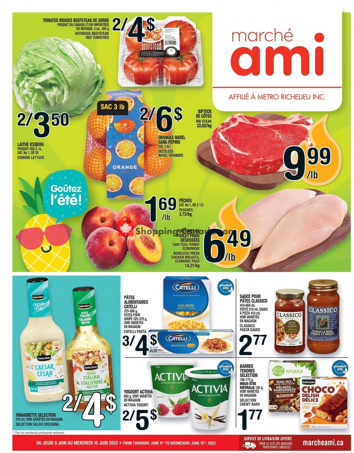 Marche Ami flyer from Thursday June 9, 2022 to Wednesday June 15, 2022 - page 1