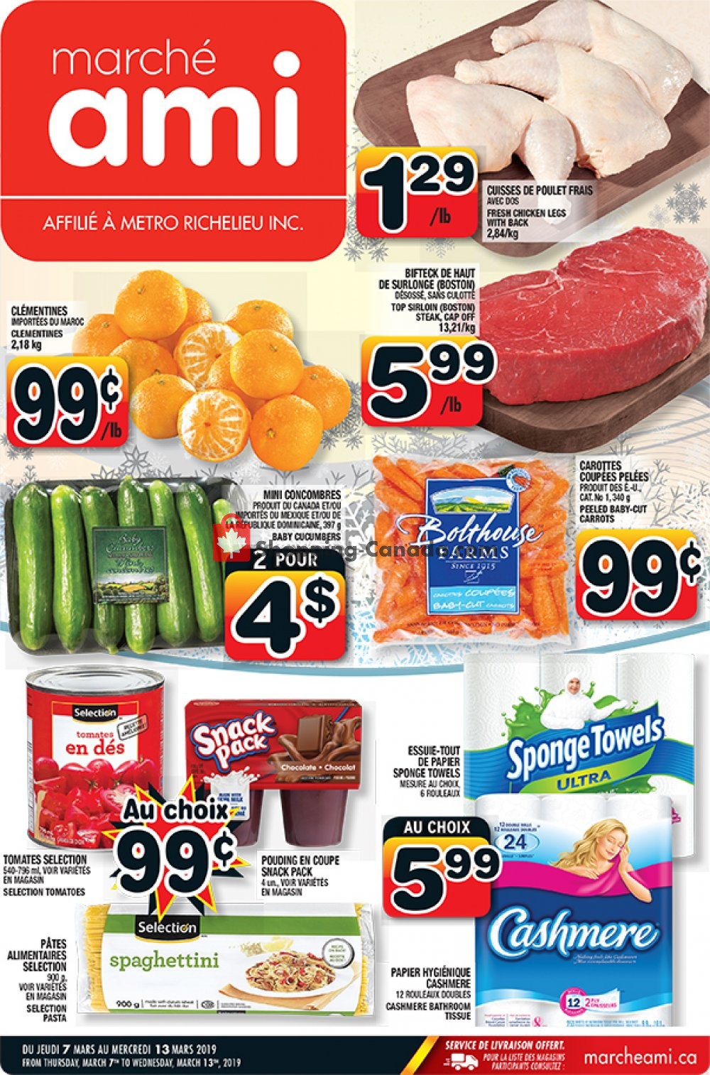 Marche Ami flyer from Thursday March 7, 2019 to Wednesday March 13, 2019 - page 1