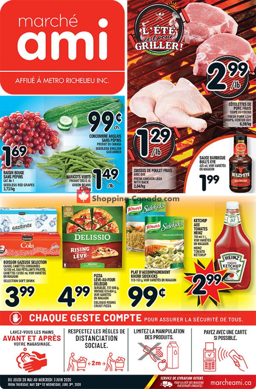 Marche Ami flyer from Thursday May 28, 2020 to Wednesday June 3, 2020 - page 1