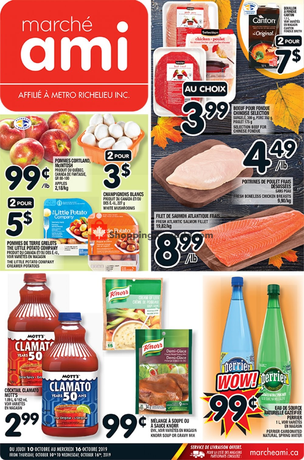 Marche Ami flyer from Thursday October 10, 2019 to Wednesday October 16, 2019 - page 1