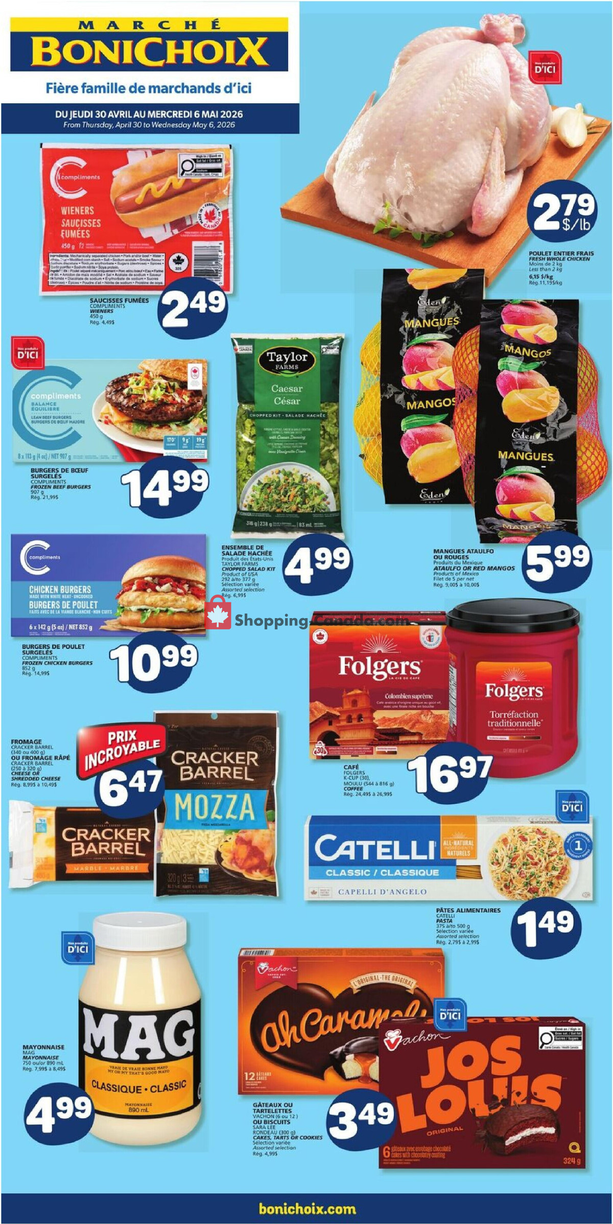 Marche Bonichoix flyer from Thursday April 30, 2026 to Wednesday May 6, 2026 - page 1