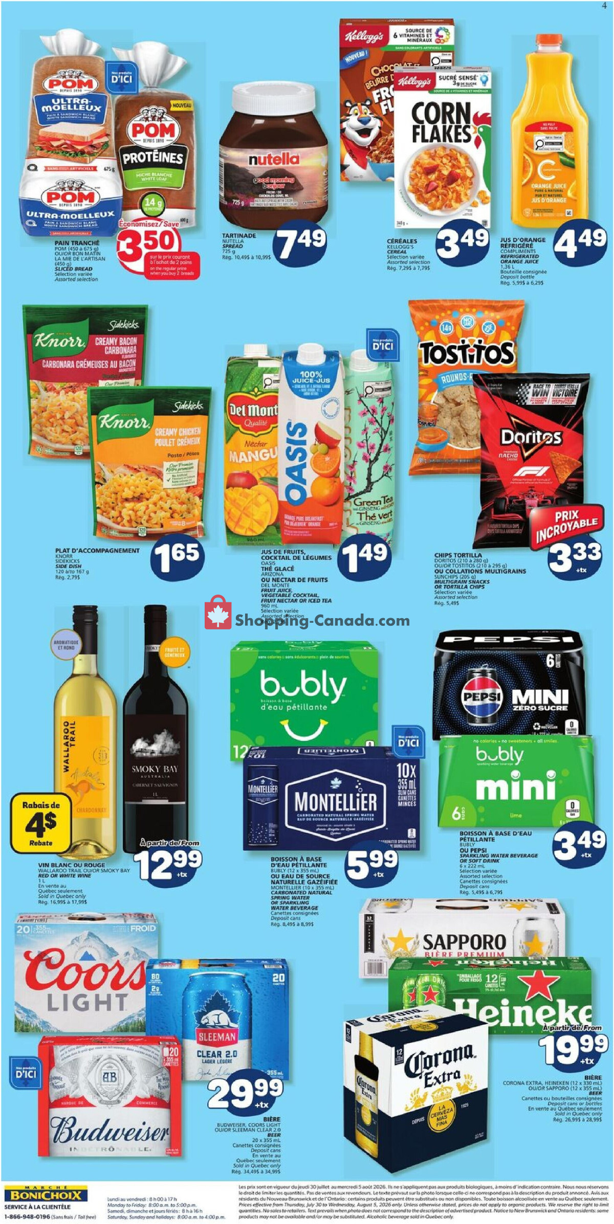 Marche Bonichoix flyer from Thursday July 30, 2026 to Wednesday August 5, 2026 - page 2