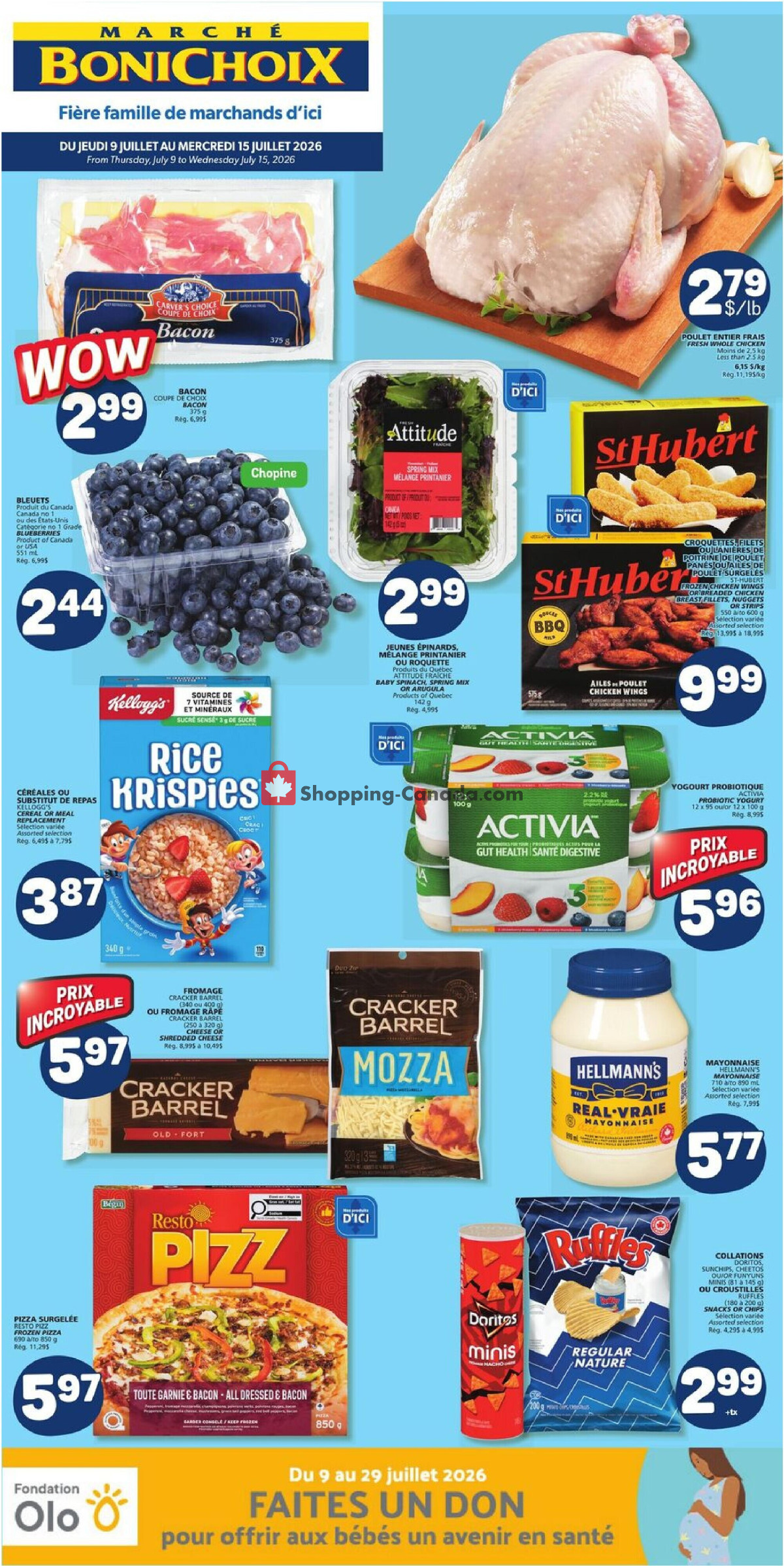 Marche Bonichoix flyer from Thursday July 9, 2026 to Wednesday July 15, 2026 - page 1