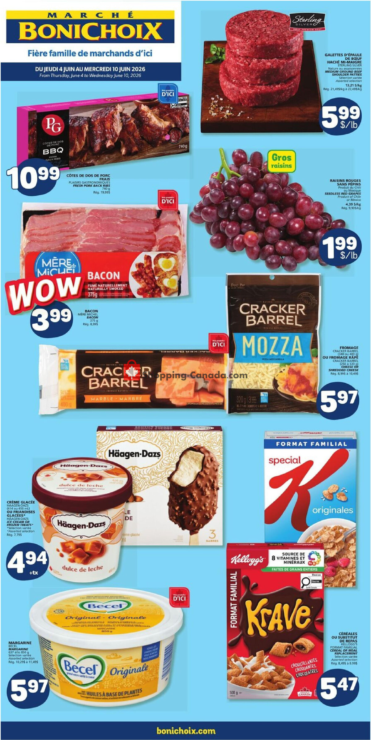 Marche Bonichoix flyer from Thursday June 4, 2026 to Wednesday June 10, 2026 - page 1