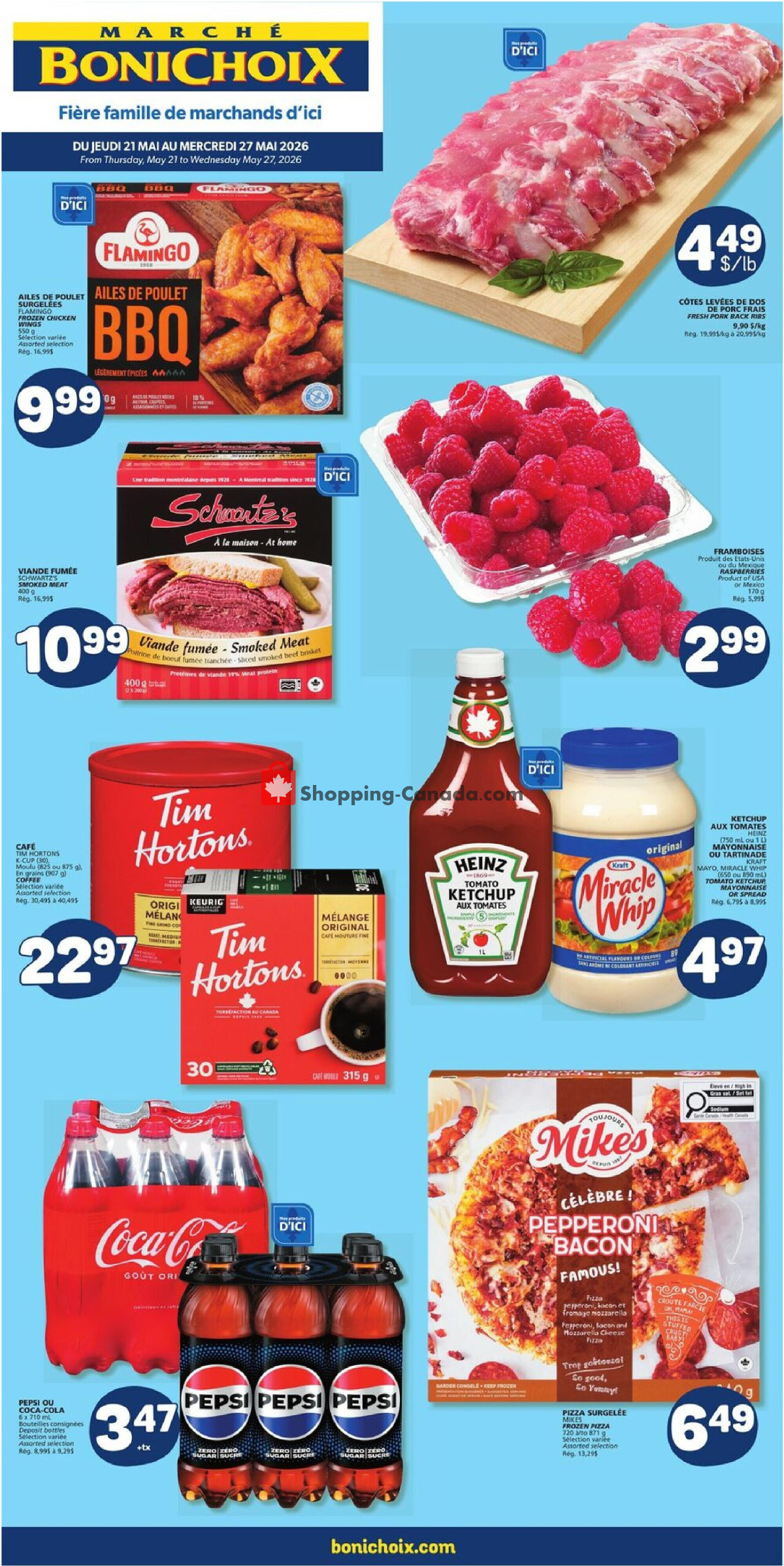 Marche Bonichoix flyer from Thursday May 21, 2026 to Wednesday May 27, 2026 - page 1