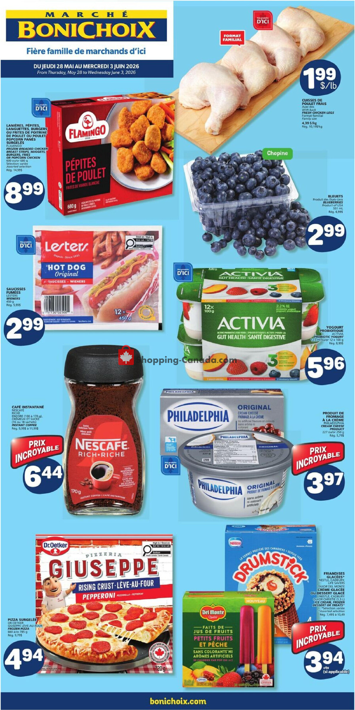 Marche Bonichoix flyer from Thursday May 28, 2026 to Wednesday June 3, 2026 - page 1