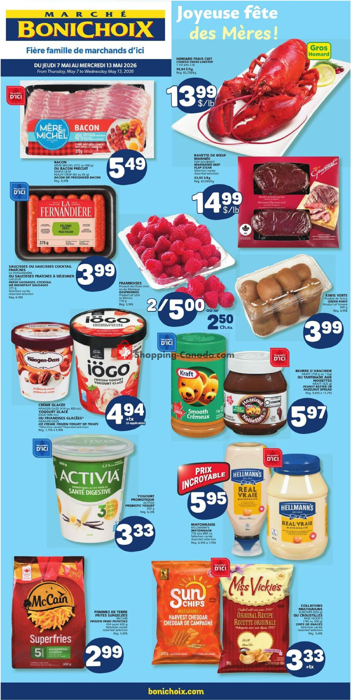 Marche Bonichoix flyer from Thursday May 7, 2026 to Wednesday May 13, 2026 - page 1