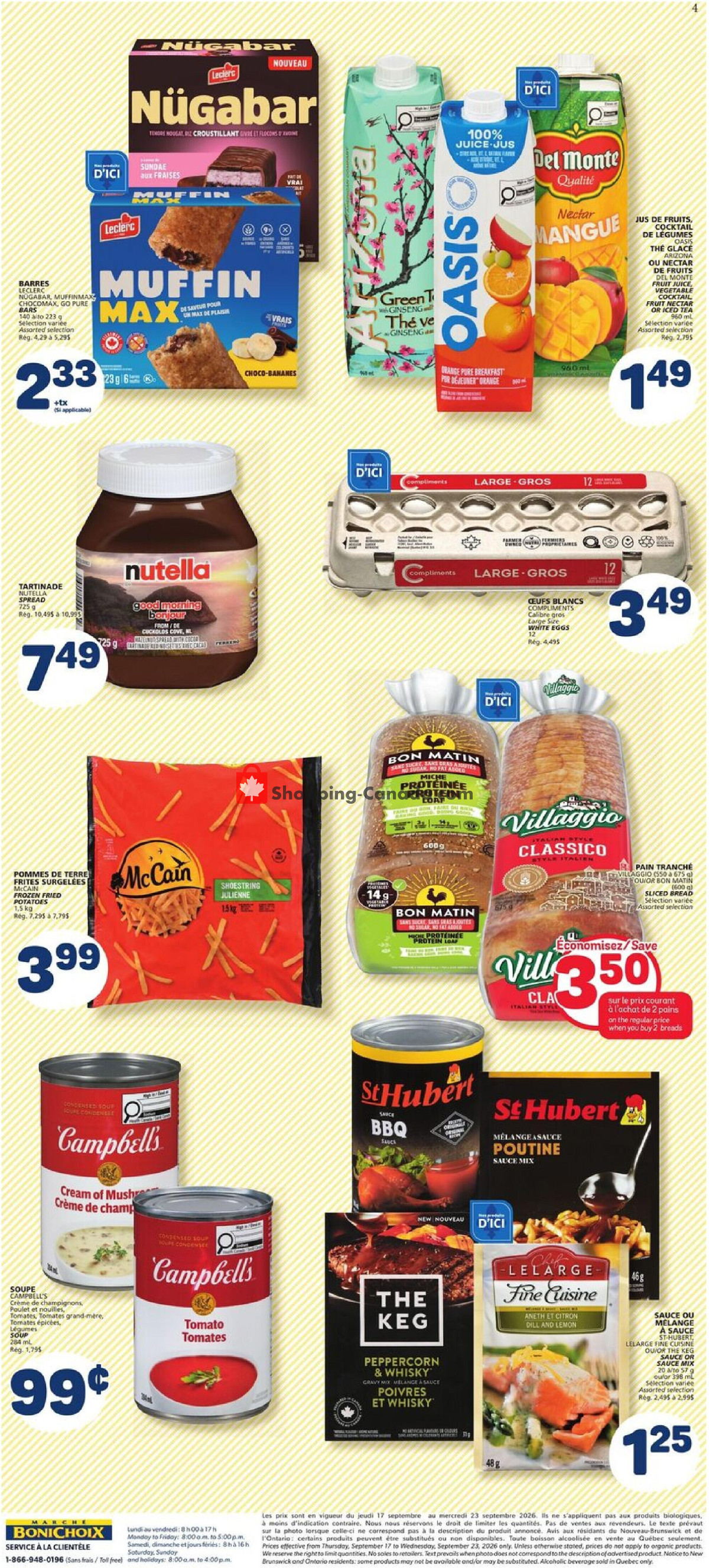 Marche Bonichoix flyer from Thursday September 17, 2026 to Wednesday September 23, 2026 - page 2