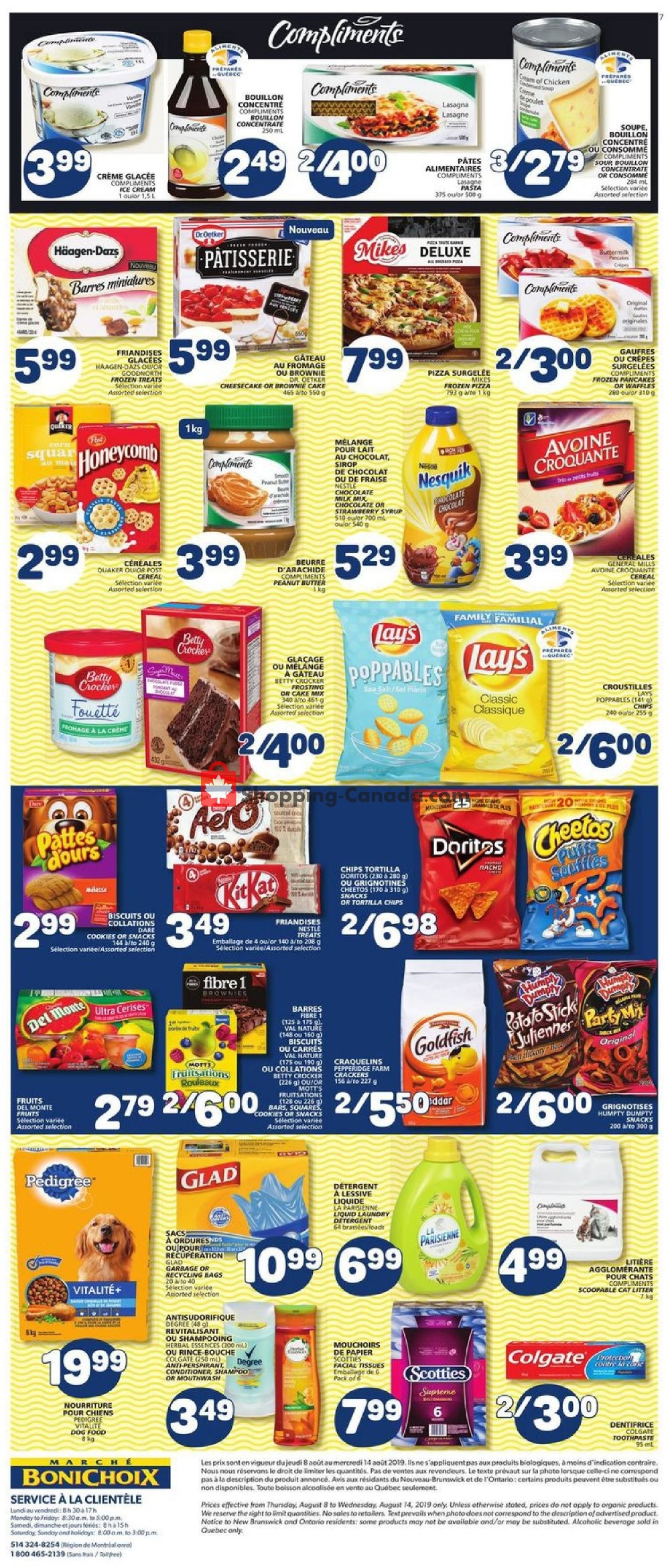 Marche Bonichoix flyer from Thursday August 8, 2019 to Wednesday August 14, 2019 - page 7