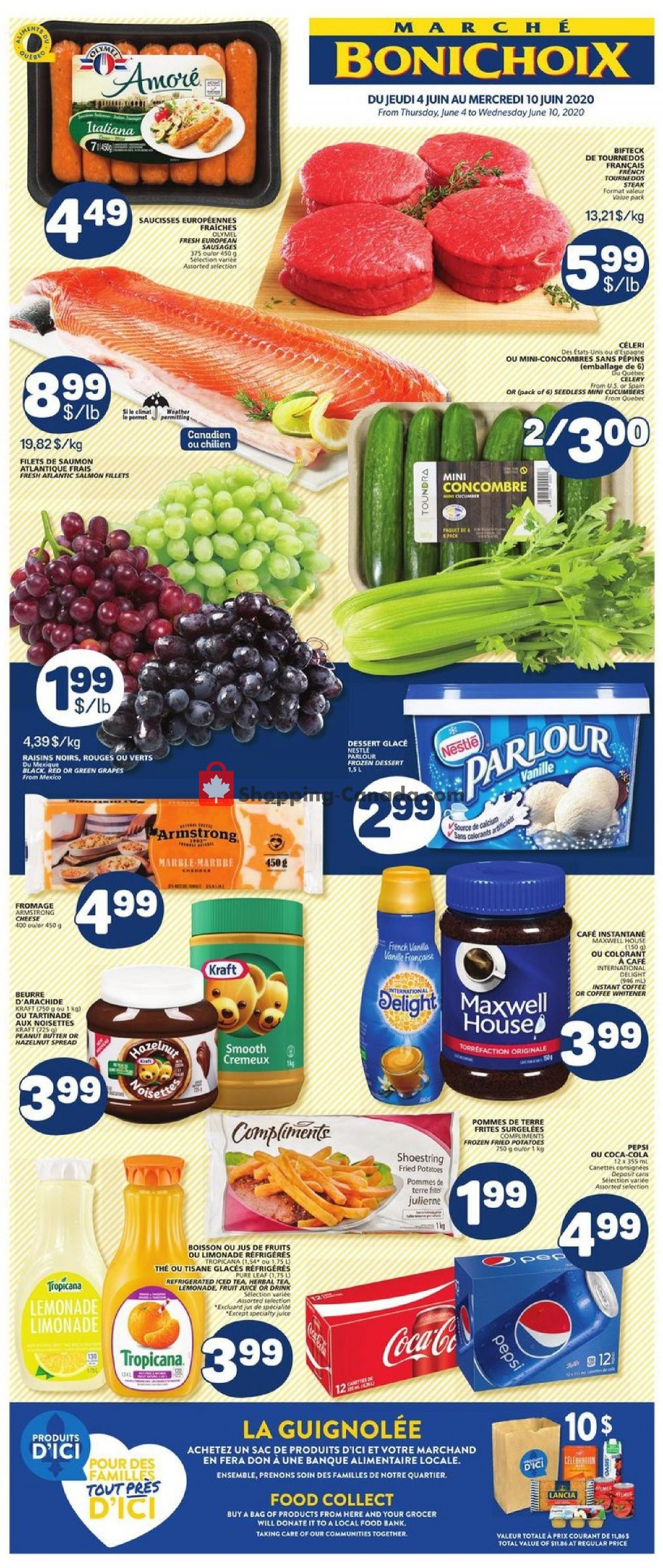 Marche Bonichoix flyer from Thursday June 4, 2020 to Wednesday June 10, 2020 - page 1