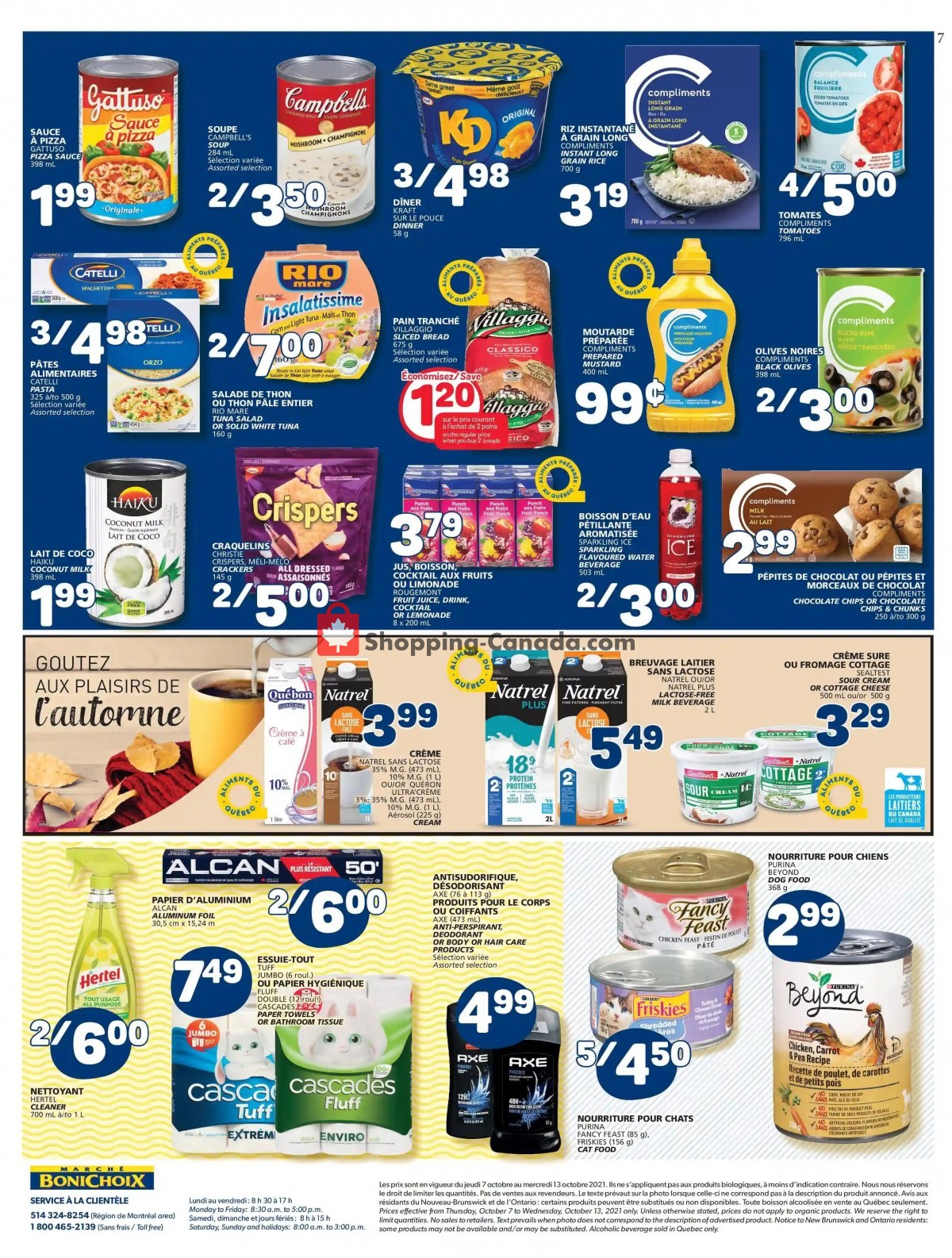 Marche Bonichoix flyer from Thursday October 7, 2021 to Wednesday October 13, 2021 - page 7