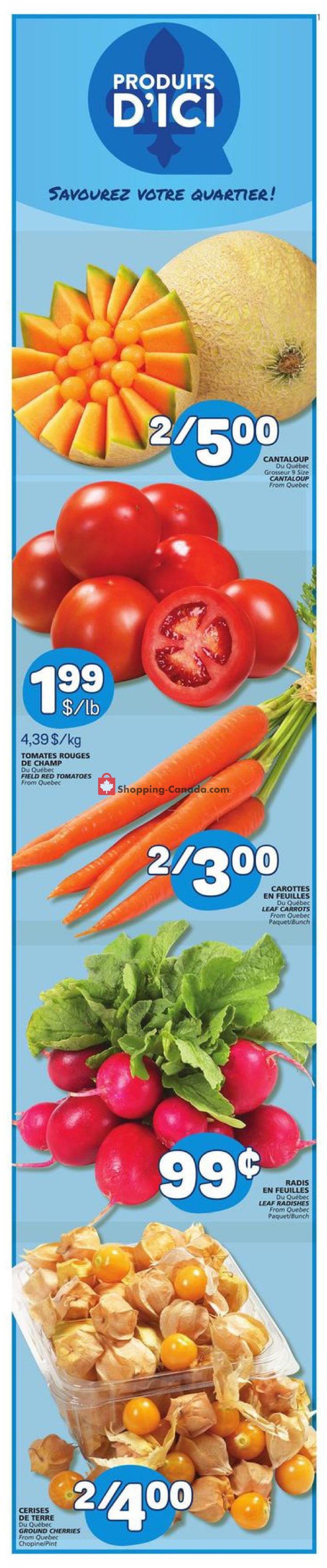 Marche Bonichoix flyer from Thursday August 6, 2020 to Wednesday August 12, 2020 - page 1